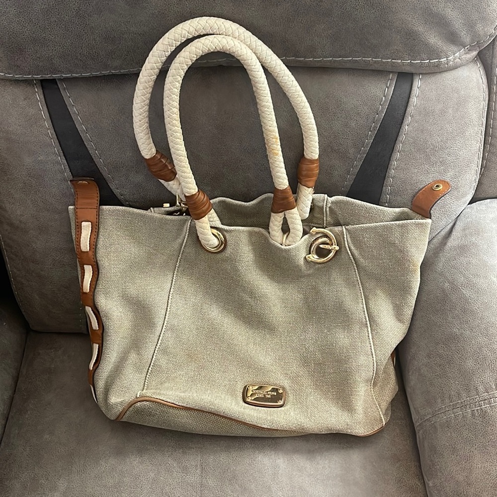 Michael Kors marina canvas grab bag Tote